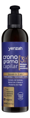 Leave-in Cronograma Capilar 3 Em 1 Yenzah 240ml