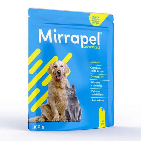 Mirrapel Pets Polvo Perros Gatos Multivitamínico 300gr