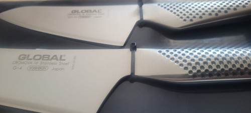 Imagen 6 de 8 de Set 3 Cuchillos Global Japon Profesional Vlc // Ferrenet