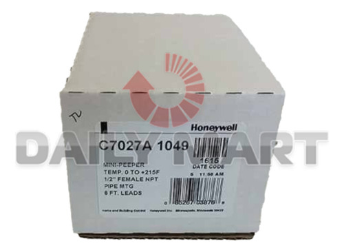 New In Box Honeywell C7027a 1049 Flame Detector Sensor Ssv