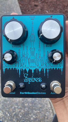 Pedal Earthquaker Devices Spires Fuzz Eqd Earthquake Negro