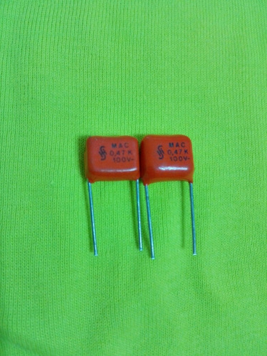 Condensador Capacitor Poliéster 0.47 K 100 Volt [261]