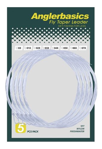 Mosca Lider Conico Anglerbasics 9 Ft Linea Loop 0 7 5