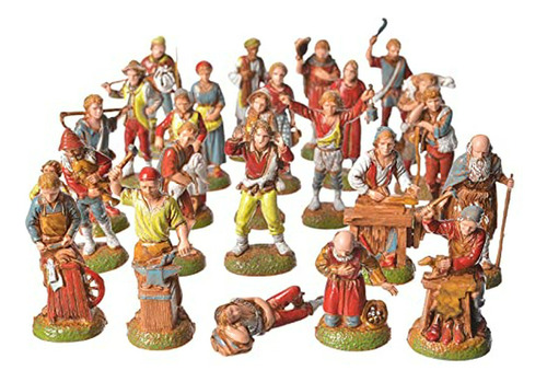 Figuras De Pastores Landi, 24 Piezas