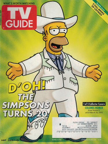 Tv Guide: Homer Simpson / Miranda Cosgrove / Csi: Miami