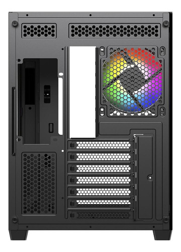 Gabinete Gamer Superframe Fusion, Mid Tower, Preto, Sem Fan