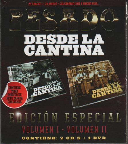 Pesado Desde La Cantina Edición Especial 2 Cd´s + Dvd Nuevo!