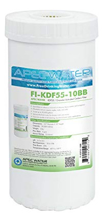 Apec Water Systems Fi-kdf55-10bb Cloro Fabricado En Estados 