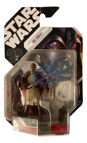 Mace Windu Star Wars 30th Anniversary Collection Hasbro 2006 (Usado)