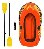 Comprar Bote Explorer 200 Intex Inflable Con Inflador Y Remos