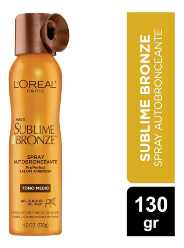 Loreal Sublime Bronze Autobronceante Spray Medio 130 Grs
