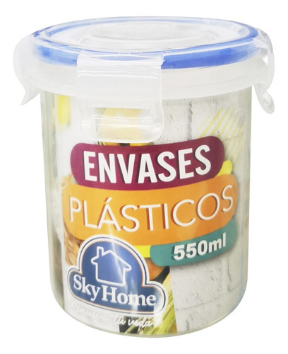 Envase Recipiente Contenedor De Alimento Sky Home 550ml 2und