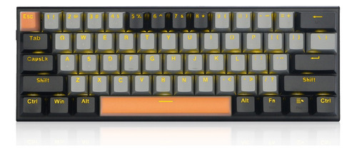 Teclado Mecánico E-yooso De 61 Teclas Con Retroiluminación A