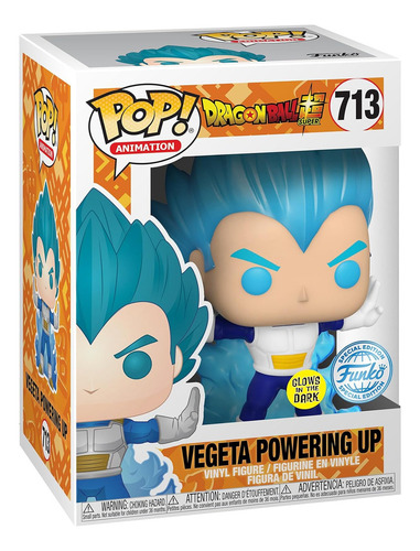 Funko Pop! Animación Dragonball Vegeta Powering Up Resplando
