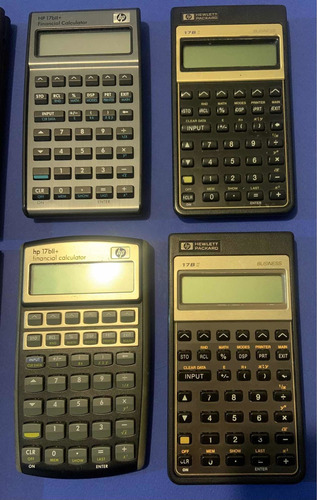 Colección 4 Calculadoras Financieras 17bii+, 17bii Perfectas