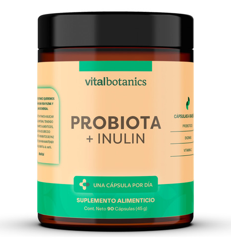 Probioticos Y Prebioticos Con 90 Capsulas | Vitalbotanics