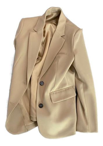 Workplace Premium Casual Coat Caqui For Mujer