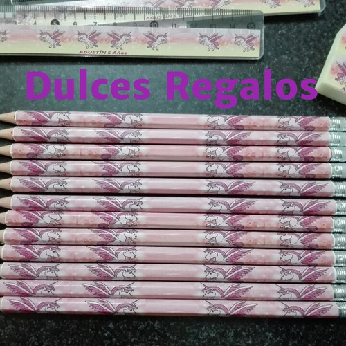 30 Lapices Personalizados+bolsita+tarjetita