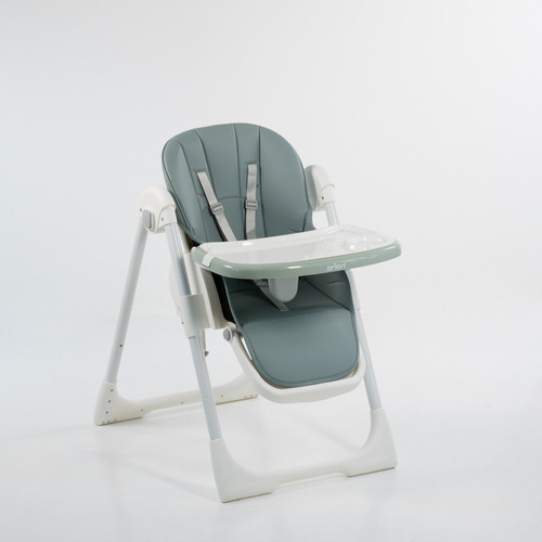 Silla De Comer Bebe Alturas Posiciones Reclinable Con Ruedas 3028 Con Ruedas Verde