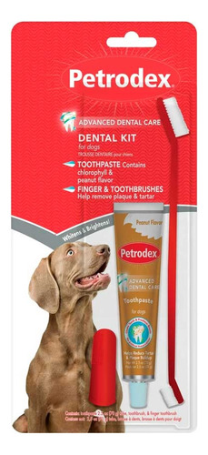 Kit Dental Perro Petrodex Sentry Maní. Np Sabor Mani