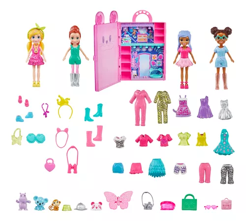 Polly Pocket Conjunto de Brinquedo Festa de Pinhata