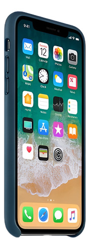 Apple Case Cuero Para iPhone X Carcasa Mqtc2zm/a