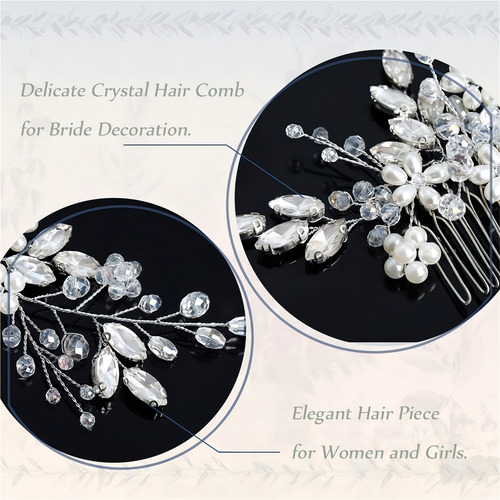A 3 Tocados De Novia, Accesorios For El Cabello De Boda