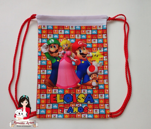 Lembrancinha Personalizada Super Mario Bross  / 30un.