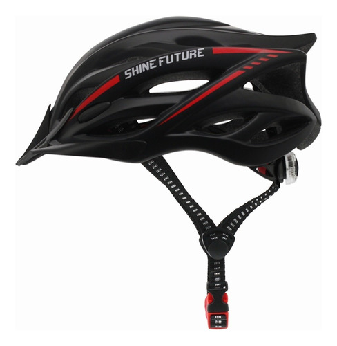 Casco De Bicicleta De Montaña Casco De Bicicleta Mtb Color Rojo Talla L 58-61cm