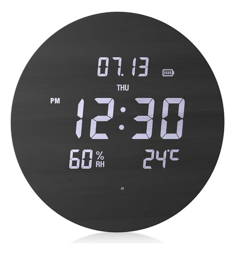 Reloj De Pared Digital Silencioso Para Cocina,