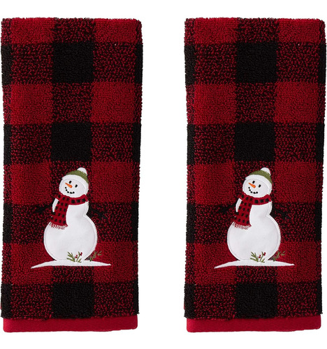 Juego De Toallas De Mano Diseño Muñeco De Nieve Navidad