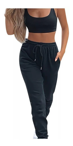 Babucha  Mujer Jogging Jagger Casual Pantalón Elástico Puño 