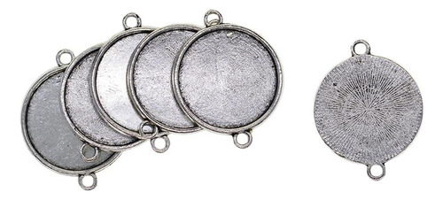 100 Pieces Tibetan Round Blank Bezel 18mm 20mm Cabochon Base