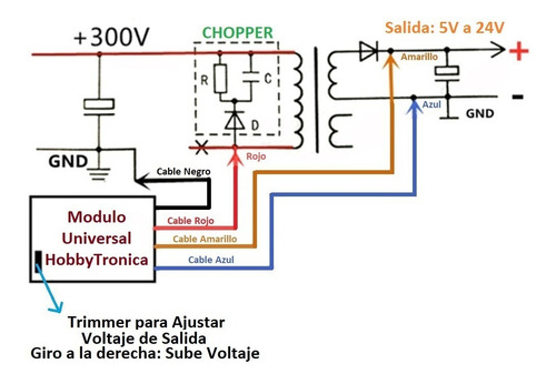 Imagen 4 de 10 de Modulo Oscilador De Potencia Para Fuente De Tv Lcd Led Hobb