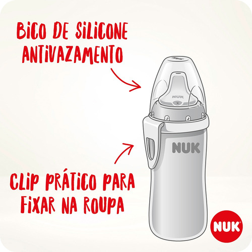 Copo De Transição Bico Silicone 300ml By Britto Minnie - Nuk