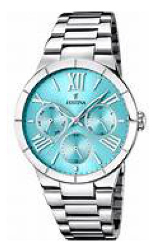 Reloj Para Mujer Festina Boyfriend F16716/4 Plateado