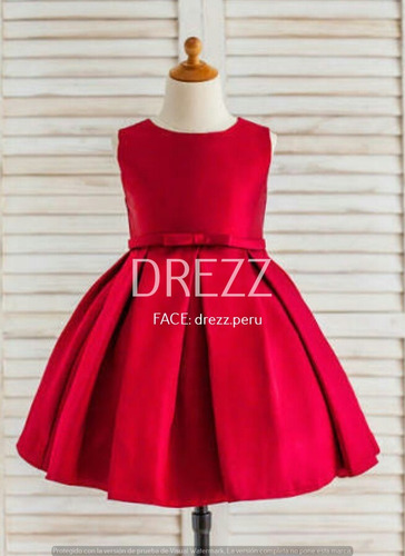 Imagen 2 de 10 de Vestido Para Niña Desde La Talla 2 Hasta La 16