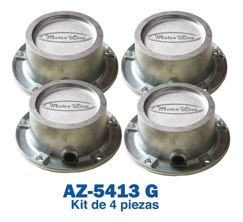 4 Tapas Masa Grasera Hub Cap 5 Barrenos Grasa Az-54013 G