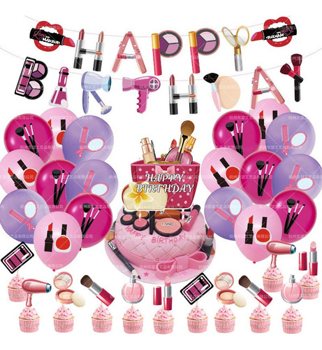 Juego De Globos De 46 Globos De Maquillaje Para Fiestas