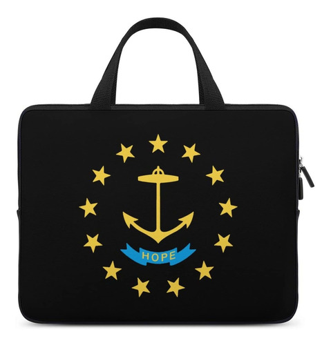 Rhode Island State Flag Laptop Bag Fashion Computer Case Asa