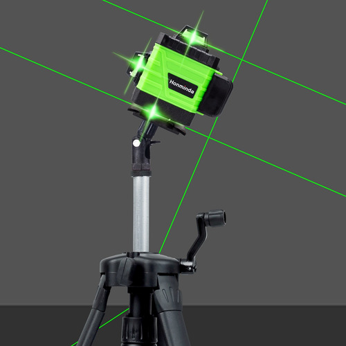 Nivel Láser Honminda 16l Verde 360° Autonivelante