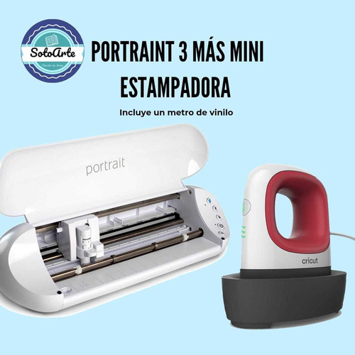 Plotter De Corte Portraint 3 + Estampadora Mini Easypres