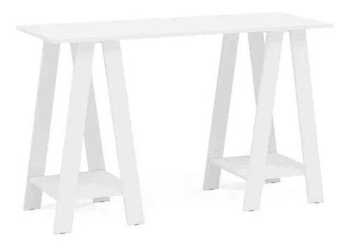 Escrivaninha Politorno Delta mdp de 120cm x 75.5cm x 45cm branco