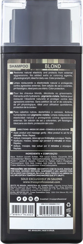 Truss Blond Para Cabelos Loiros E Grisalhos - Shampoo 300ml