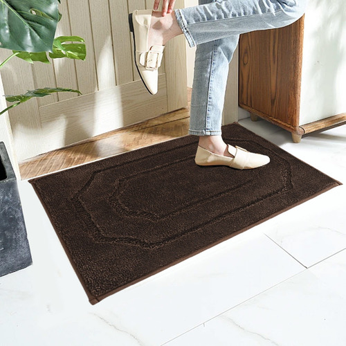 Felpudo Absorbente De Agua Para Baño, Práctico, Lavable A Má