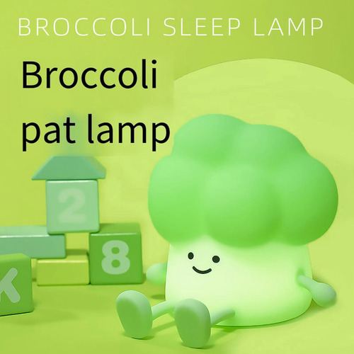 A Bonita Lámpara Led Para Dormir Con Forma De Brócoli Para