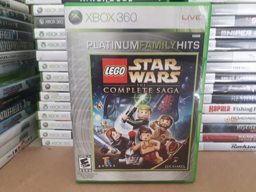 Lego Star Wars The Complete Saga  Xbox 360 Original Mídia...