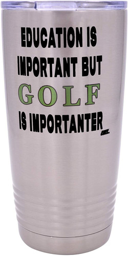 Sarcastic Funny Golf 20 Oz. Taza De Viaje Con Tapa, Regalo D