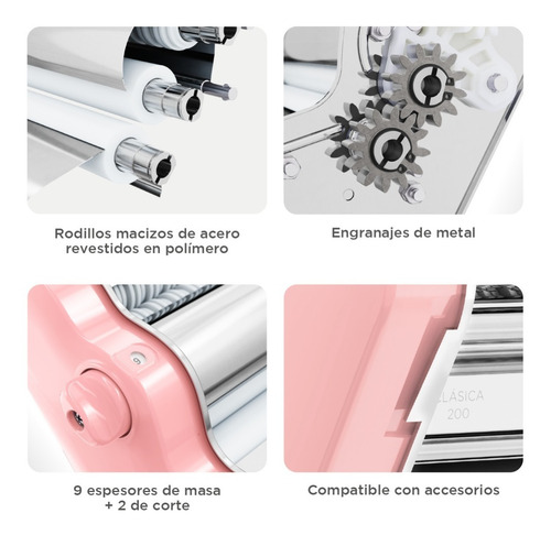 Pastalinda Máquina Clásica 200 Rosa