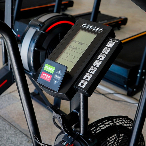 Air Bike Pró Condomínios Academias Estúdio Box De Crostreino Cor Preto